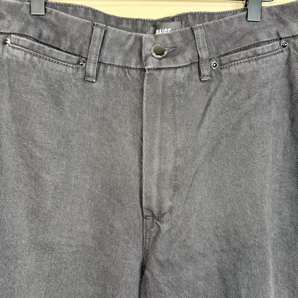 Paige NWT Portia Wide Leg Architecture Deep Caviar High Waist Jeans 29 Tall READ - Picture 3 of 12